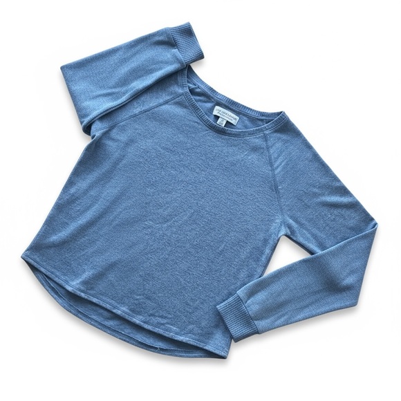 Karen Neuburger Women's Heather Blue Long Sleeve Top - Picture 1 of 9